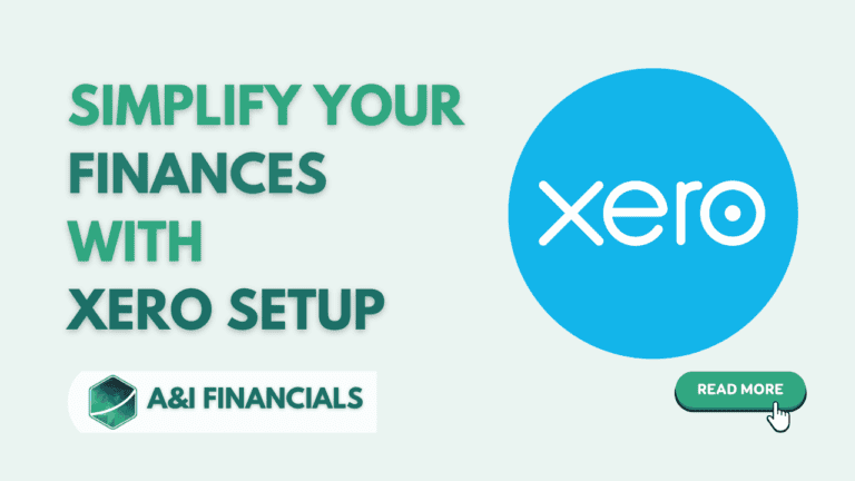 Xero setup service by A&I Financials, simplifying business finances with expert accounting solutions.