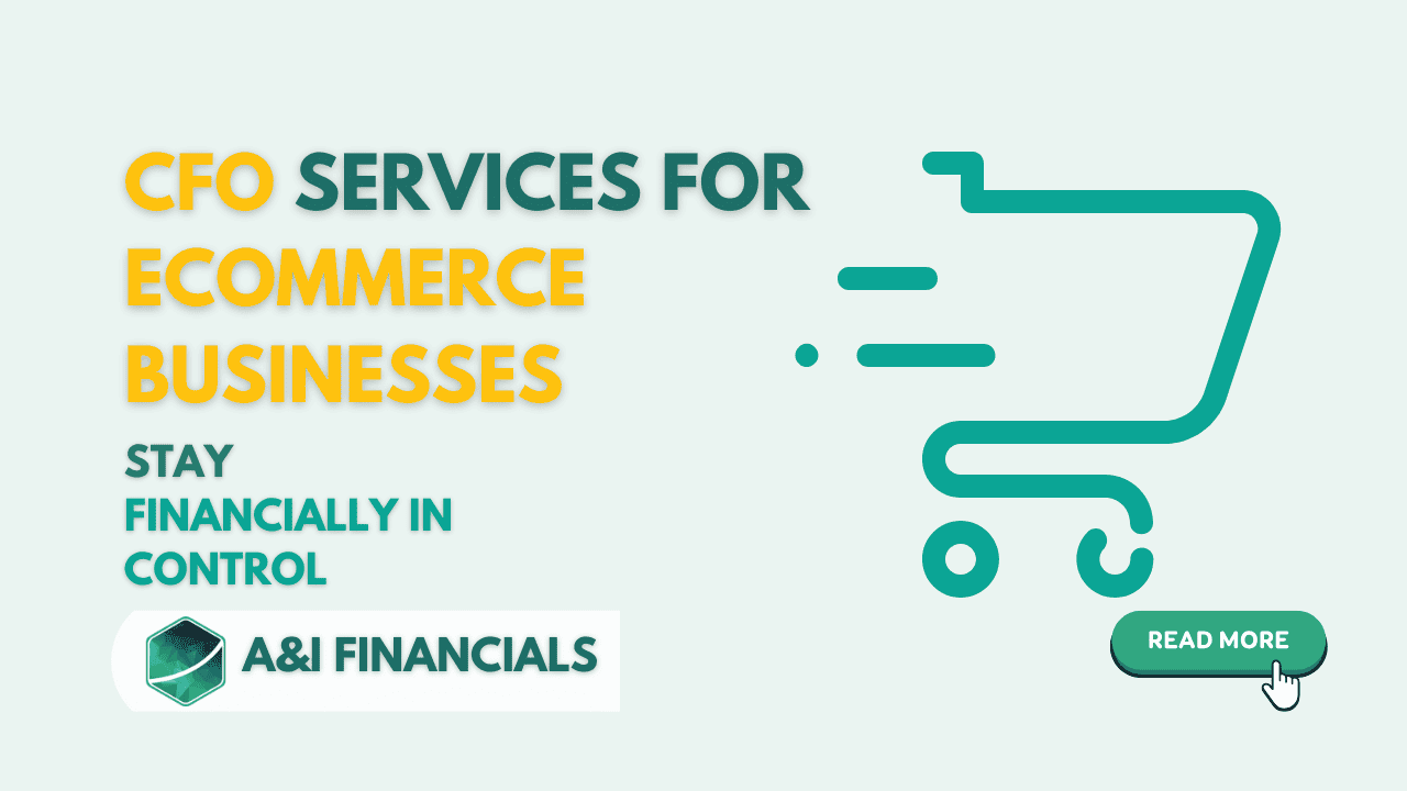CFO Services for Ecommerce Business - Stay Financially in Control with A&I Financials.